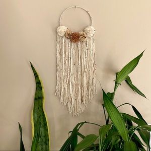 Pom Pom Yarn Wall Hanging